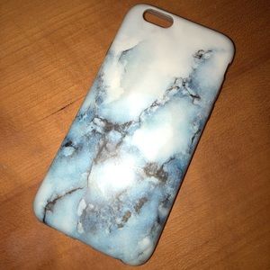 IPHONE 6s BLUE MARBLE PHONE CASE
